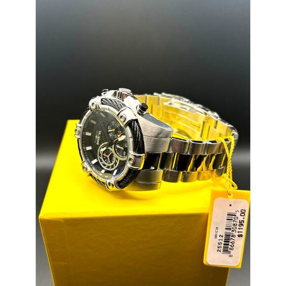 Invicta Bolt 25512 Mens 52mm Stainless Steel Chronograph Quartz 100m NIBWT - Picture 15 of 17